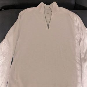 Calvin Klein Newport Half Zip white long sleeve short. XXL